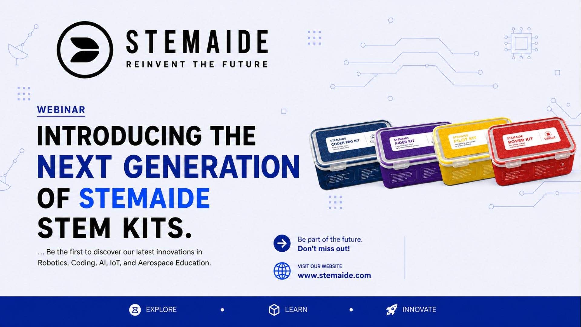 African students interacting with STEMAIDE hands-on STEM learning kits